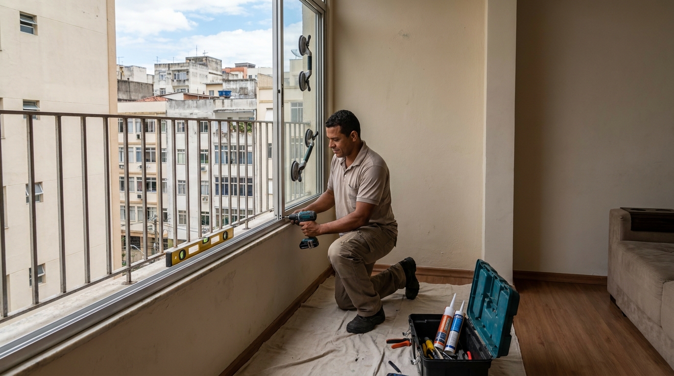 Janelas de Vidro em Maceió‑AL
